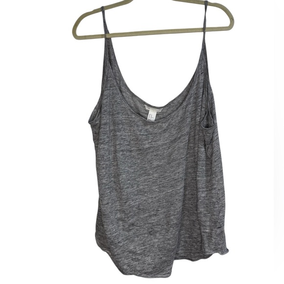 H&M Gray Relaxed Linen Camisole/Tank Top - XL - Picture 1 of 3
